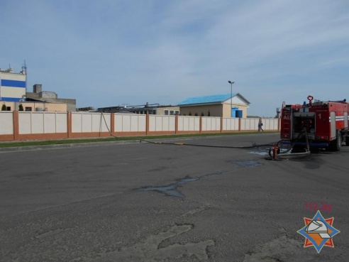 На Калинковичском мясокомбинате произошла утечка сильнодействующего яда (фото)