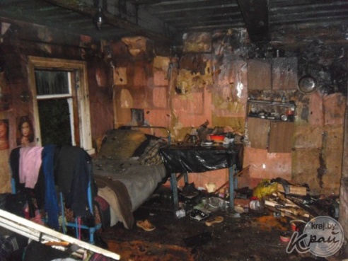 В Вилейском районе на пожаре 26 мая погиб пенсионер (ФОТО)