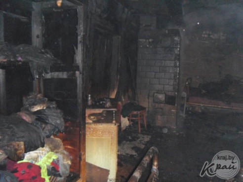 В Вилейском районе на пожаре 26 мая погиб пенсионер (ФОТО)