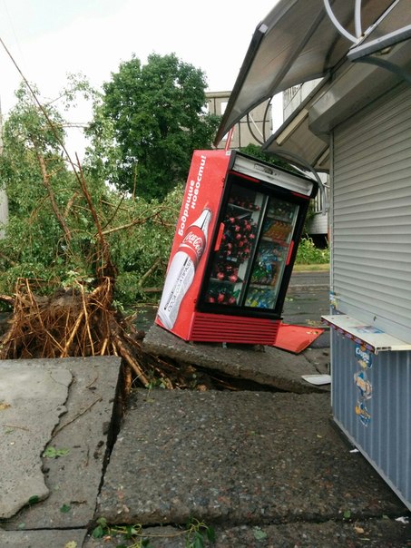 Фотофакт: в воскресенье Гомель «накрыло» дождем