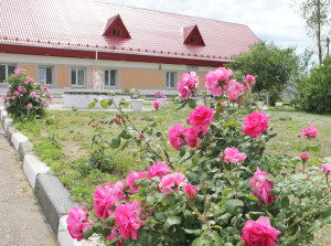 В Костюковичах в районе газоснабжения со вкусом благоустроена территория (+ фото)