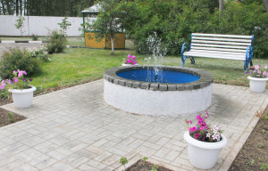 В Костюковичах в районе газоснабжения со вкусом благоустроена территория (+ фото)