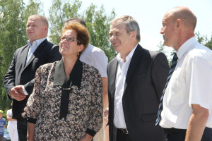 Сегодня в Костюковичах прошла церемония открытия памятной доски Басу Степану Ивановичу (+ фото)