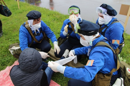В Ошмянах прошли соревнования по гражданской обороне