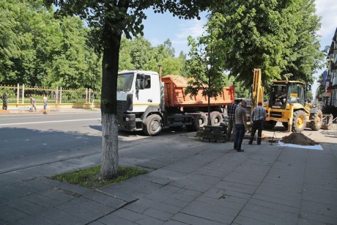 В Барановичах появится первая рекламная растяжка