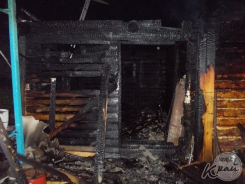 В Вилейском районе 1 июня сгорели два сарая и баня. Причина – нарушение правил устройства печи (ФОТО)