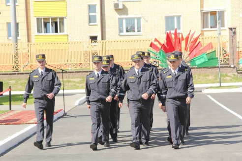 В Солигорске состоялось открытие базы солдат внутренних войск