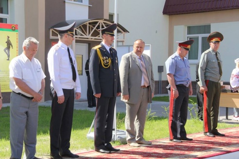 В Солигорске состоялось открытие базы солдат внутренних войск