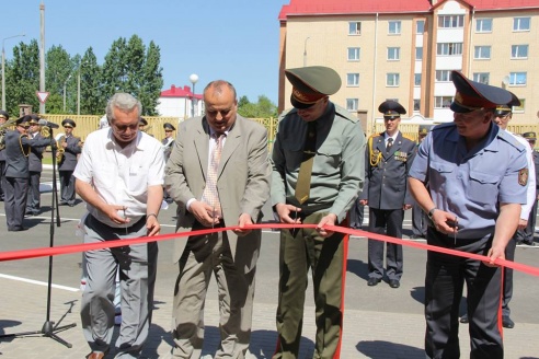 В Солигорске состоялось открытие базы солдат внутренних войск