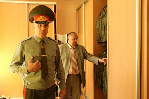 В Солигорске состоялось открытие базы солдат внутренних войск