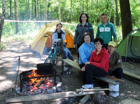 Прошел ежегодный туристический слёт на Бамовском озере.