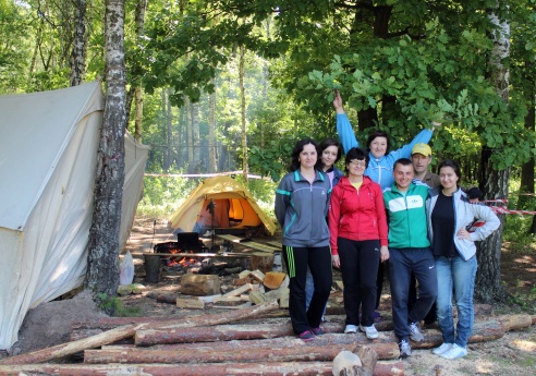 Прошел ежегодный туристический слёт на Бамовском озере.