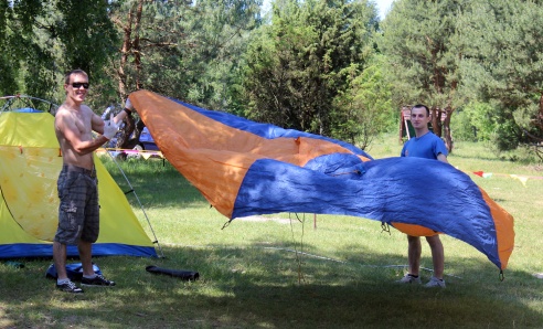 Прошел ежегодный туристический слёт на Бамовском озере.
