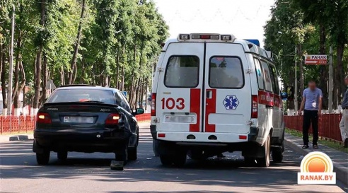 В Светлогорске произошла авария с участием «скорой помощи» (фото)