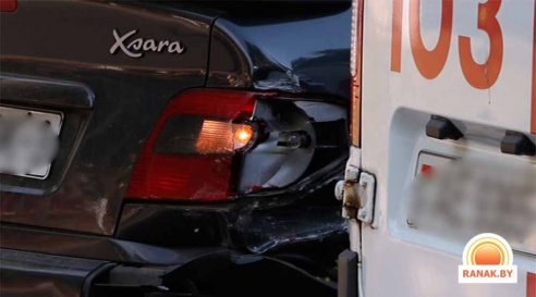 В Светлогорске произошла авария с участием «скорой помощи» (фото)