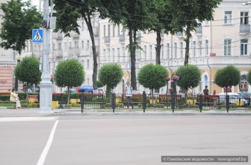 В центре Гомеля на один пешеходный переход стало меньше
