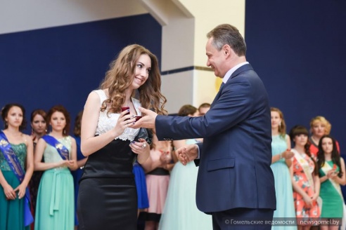 Золотых и серебряных медалистов чествовали в Гомеле