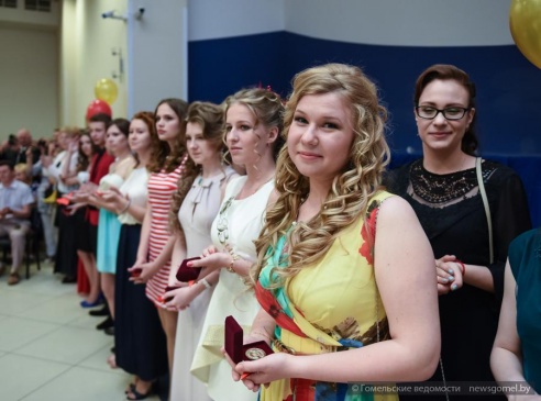 Золотых и серебряных медалистов чествовали в Гомеле