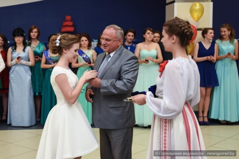 Золотых и серебряных медалистов чествовали в Гомеле