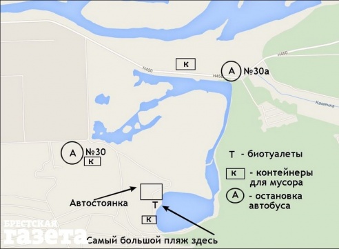 Дикие брестские Карибы перетягивают отдыхающих с официальных городских пляжей