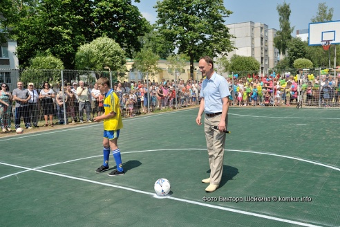 Спортивная площадка открылась в Киселевичах