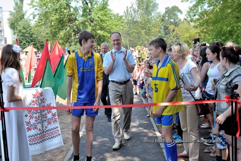 Спортивная площадка открылась в Киселевичах