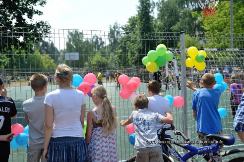 Спортивная площадка открылась в Киселевичах