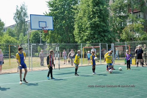 Спортивная площадка открылась в Киселевичах