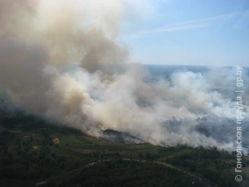 Жители областного центра обеспокоены запахом дыма после дождя