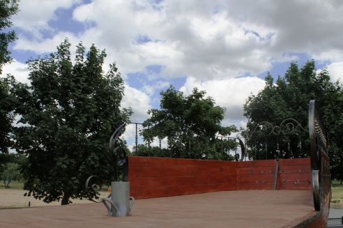 В Могилёве появился парусник «Надзея»