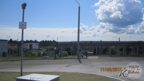 Вилейские спасатели «тушили» бензовоз на складах нефтепродуктов (ФОТО)