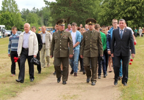 В Слуцком районе прошёл митинг-реквием