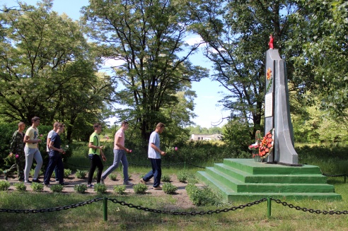 Военно-патриотический лагерь на территории бывшей Шеметовской школы.