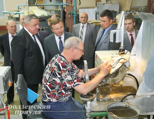 Премьер-министр Беларуси Андрей Кобяков с рабочим визитом посетил Гродненскую область