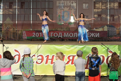 Областной отборочный тур «Огня танца — 2015» завершил празднование Дня города в Витебске. Фоторепортаж