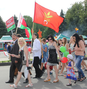 Самый главный праздник нашей страны – День Независимости – отпраздновали на прошлой неделе в Костюковичах (+ фото, видео)