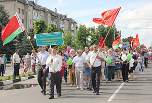 Самый главный праздник нашей страны – День Независимости – отпраздновали на прошлой неделе в Костюковичах (+ фото, видео)