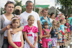 Самый главный праздник нашей страны – День Независимости – отпраздновали на прошлой неделе в Костюковичах (+ фото, видео)