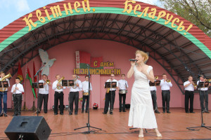 Самый главный праздник нашей страны – День Независимости – отпраздновали на прошлой неделе в Костюковичах (+ фото, видео)