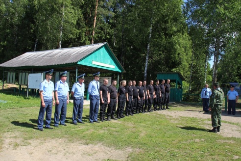 Учения по огневой подготовке сотрудников Ошмянской таможни