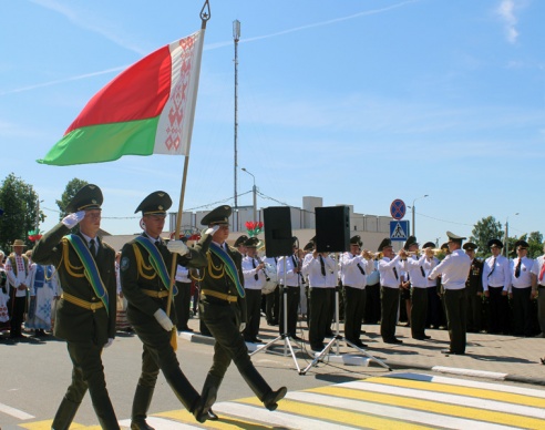 Открытие Аллеи Славы в Лиозно 3 июля 2015