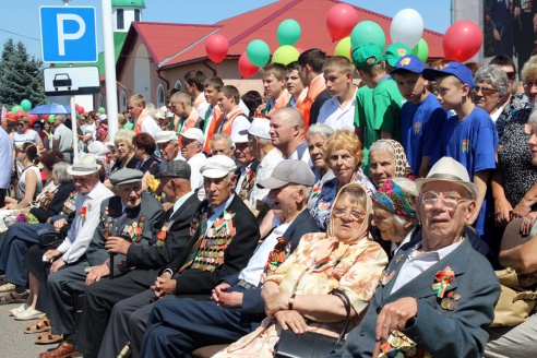 Открытие Аллеи Славы в Лиозно 3 июля 2015