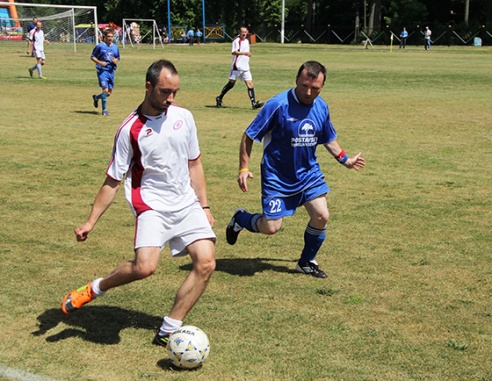 Пастаўчане згулялі ў футбол з камандай тэлеканала «АНТ»