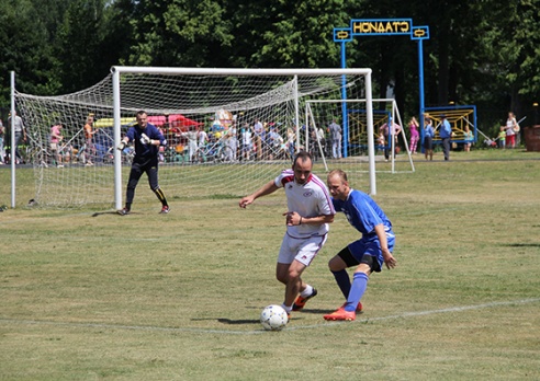 Пастаўчане згулялі ў футбол з камандай тэлеканала «АНТ»