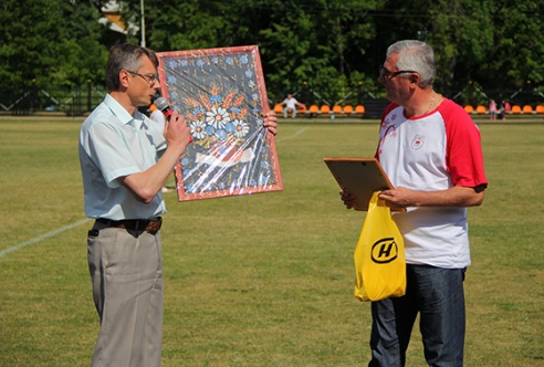 Пастаўчане згулялі ў футбол з камандай тэлеканала «АНТ»