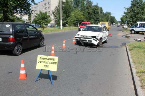 В Барановичах на ул. Пролетарской погиб мотоциклист