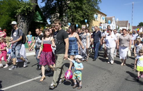 Пастаўчане адзначылі галоўнае свята краіны (+фота)