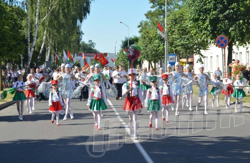 Мероприятия посвященные Дню Независимости Республики Беларусь в Кобрине.