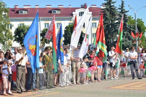 Мероприятия посвященные Дню Независимости Республики Беларусь в Кобрине.