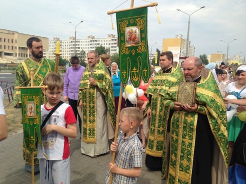 В Солигорске отметили день Петра и Февронии